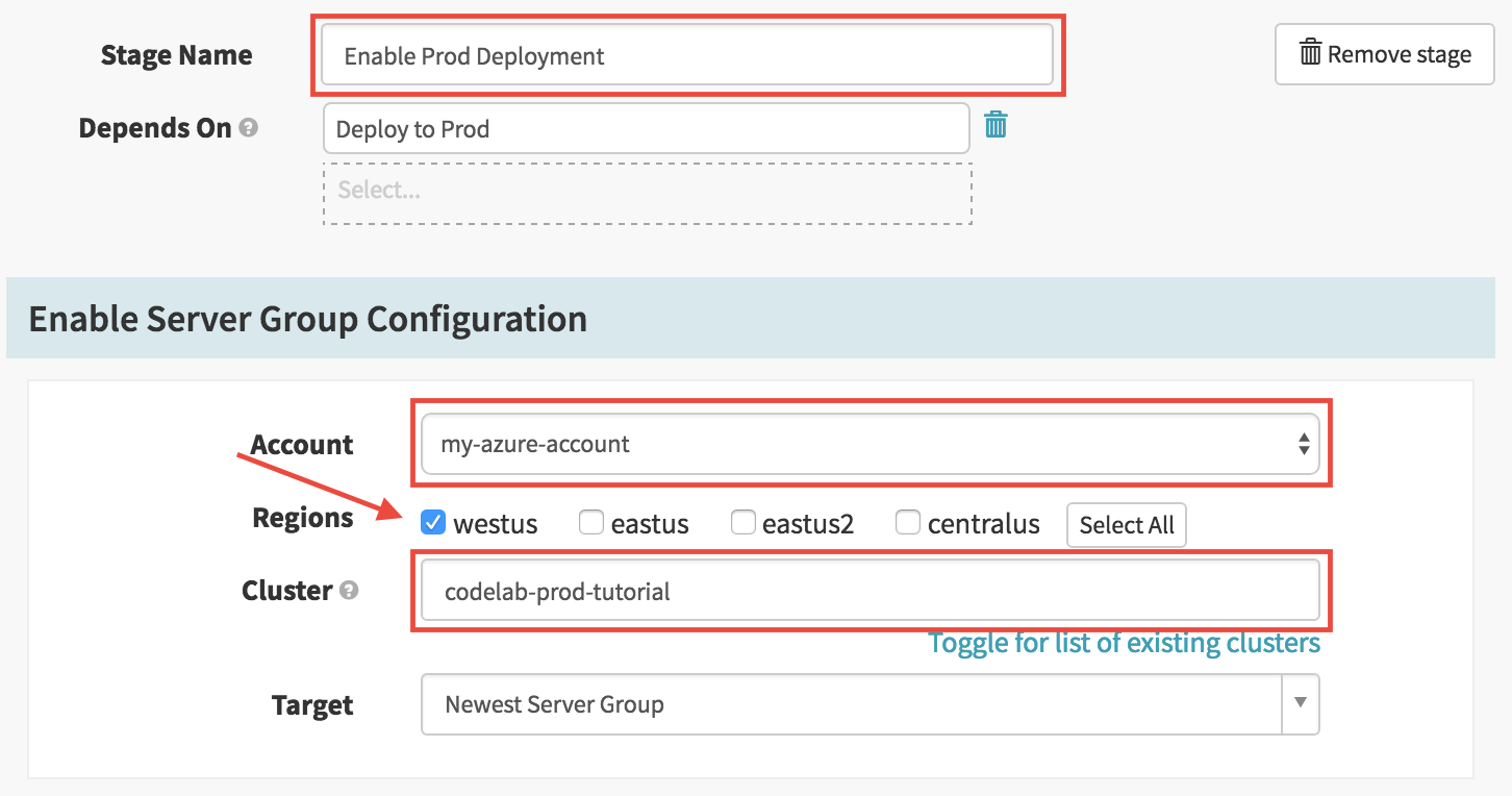 Enable Prod deployment