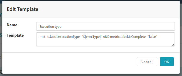 Simple query template